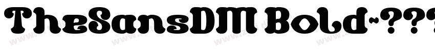 TheSansDM Bold字体转换